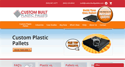 Desktop Screenshot of custombuiltpallets.com